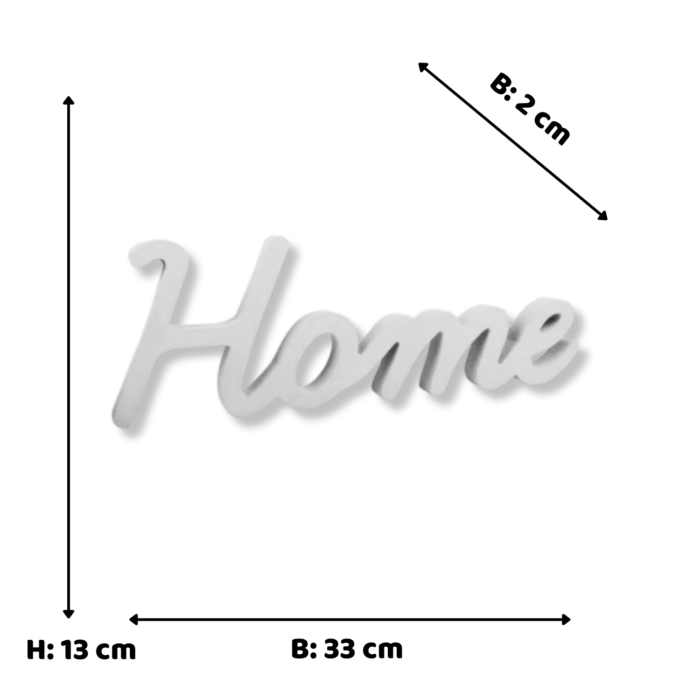 Home Beton-Schriftzug aus Beton