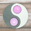 Weiteres Bild von Yin Yang Teelichthalter aus Beton