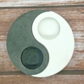 Weiteres Bild von Yin Yang Teelichthalter aus Beton