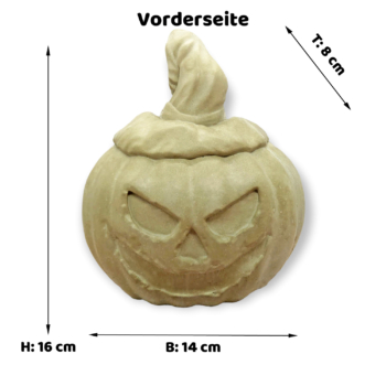 2 in 1 Hexe und Kürbis aus Beton