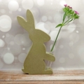 Weiteres Bild von Hase mit Vase aus Beton