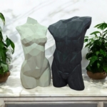 geometrischer Torso Statue