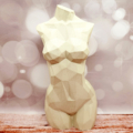 Weiteres Bild von geometrischer Torso Statue aus Beton