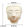 Weiteres Bild von Buddha als Pflanzentopf aus Beton