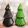 Weiteres Bild von twisted Weihnachtsbaum mit Gold aus Beton