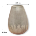 Weiteres Bild von große bauchige Vase aus Beton