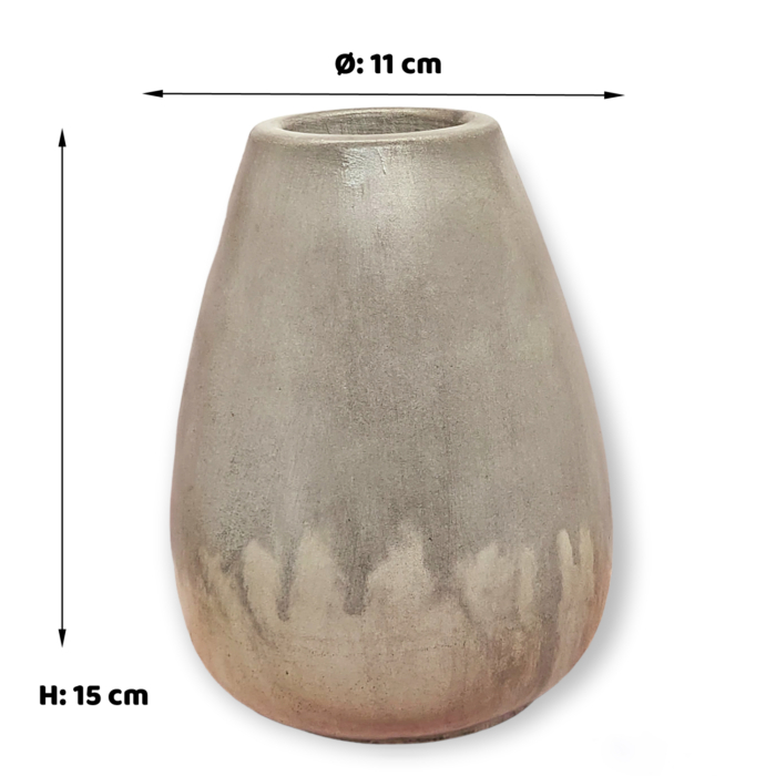 große bauchige Vase aus Beton