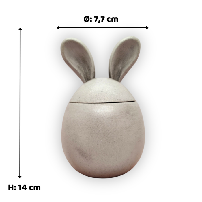 Happy Hase Shatulle aus Beton