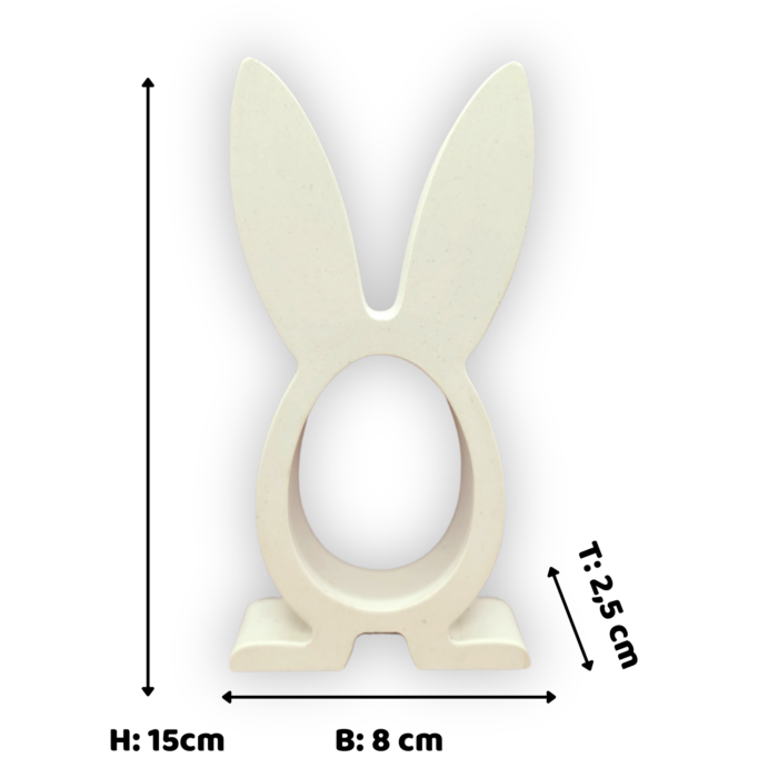 Osterhase Üei-Halter aus Beton