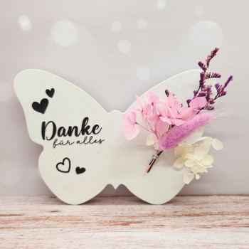 Schmetterling "Danke für alles " Wandeko