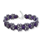 Amethyst Makramee Armband