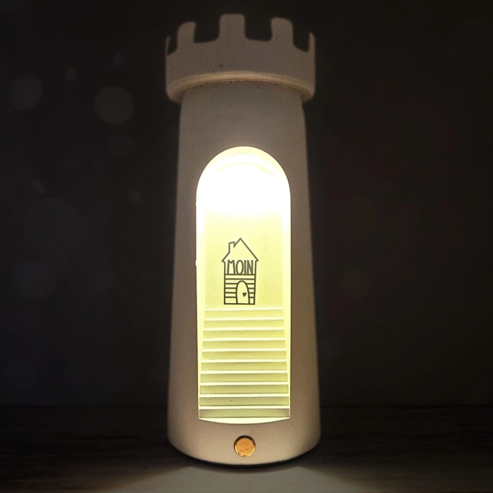 Leuchtturm dimmbare Tischlampe aus Beton